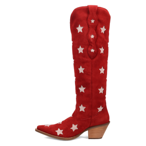 Super Star Red Suede Leather Boot (DS)