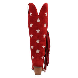 Super Star Red Suede Leather Boot (DS)