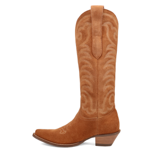 Movin' On Camel Suede Leather Boot (DS)