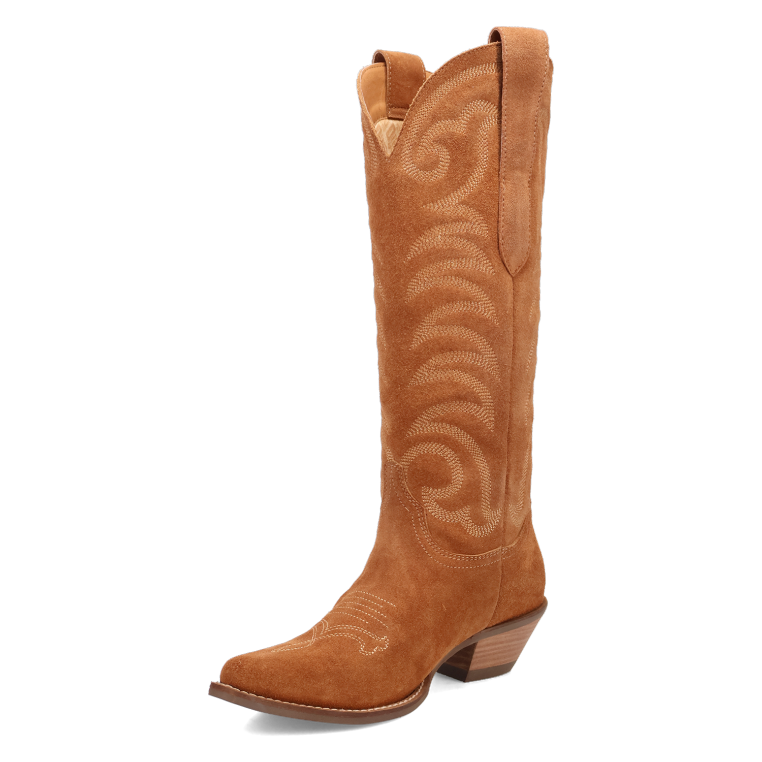 Movin' On Camel Suede Leather Boot (DS)