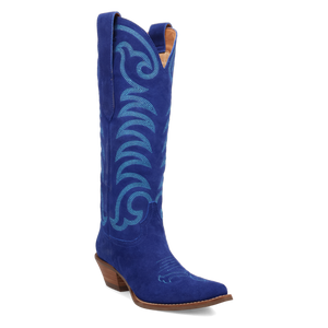 Movin' On Blue Suede Leather Boot (DS)