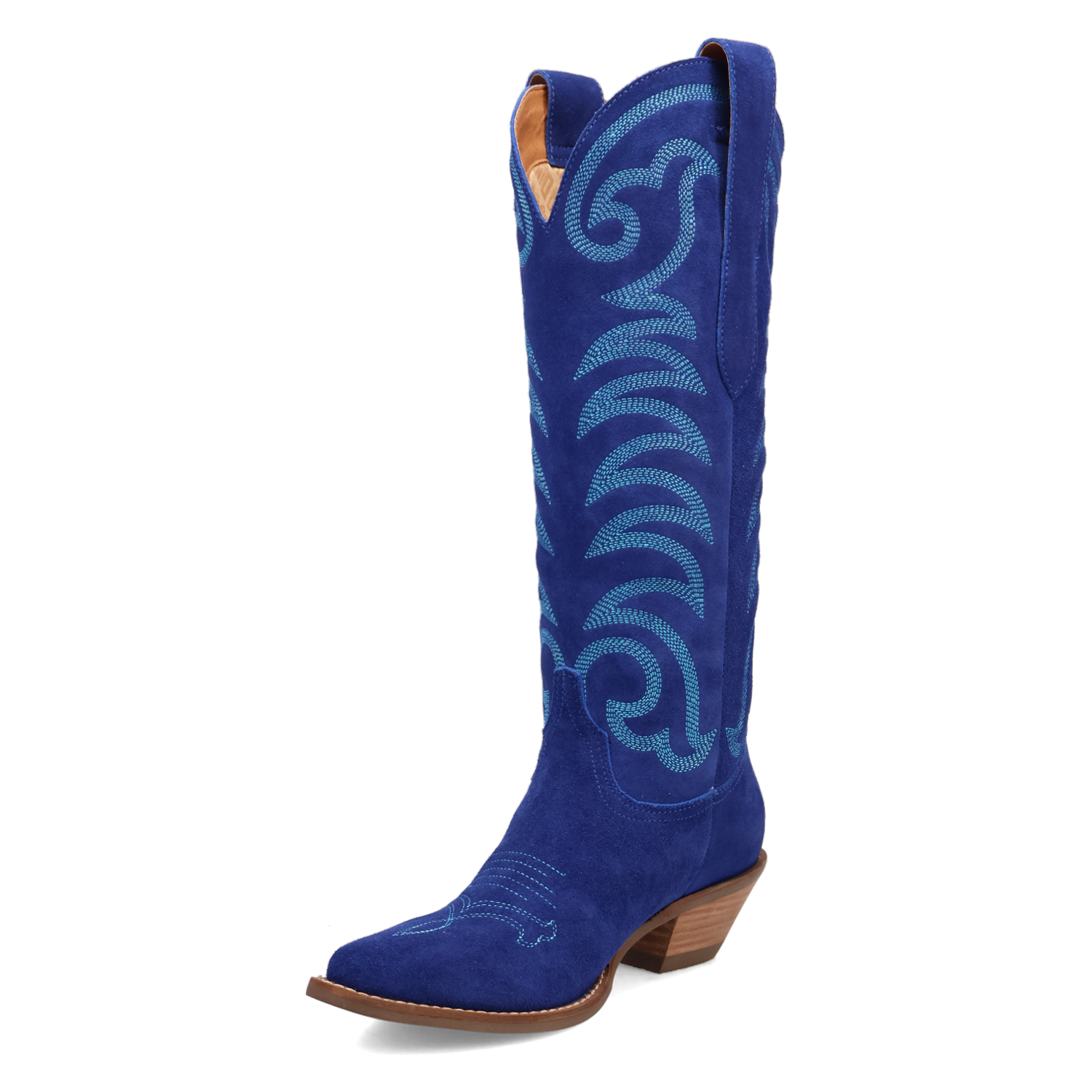 Movin' On Blue Suede Leather Boot (DS)