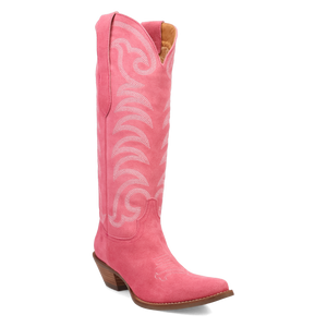 Movin' On Pink Suede Leather Boot (DS) ~ PREORDER 2/18/25