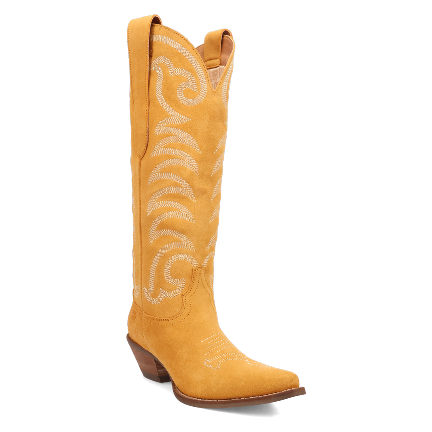 Movin' On Yellow Suede Leather Boot (DS)
