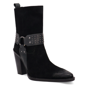 Songbird Black Suede Boot (DS)