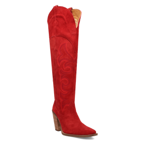 Primadonna Red Suede Boot (DS) ~ PREORDER 11/25