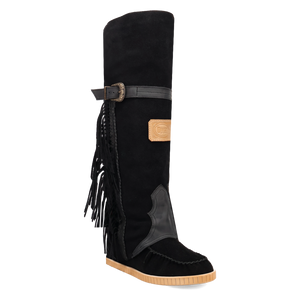 Lakota Black Suede Leather Boot (DS)