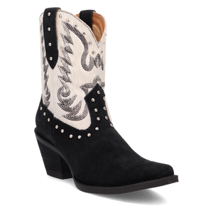 Rodeo Queen Black Suede Leather Boot (DS)