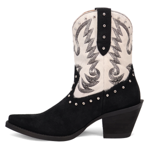 Rodeo Queen Black Suede Leather Boot (DS)