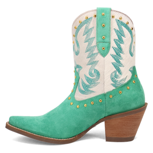 Rodeo Queen Green Suede Leather Boot (DS)