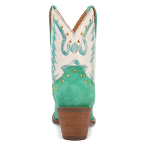 Rodeo Queen Green Suede Leather Boot (DS)