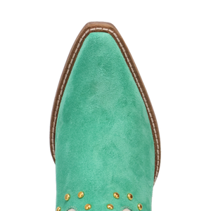 Rodeo Queen Green Suede Leather Boot (DS)