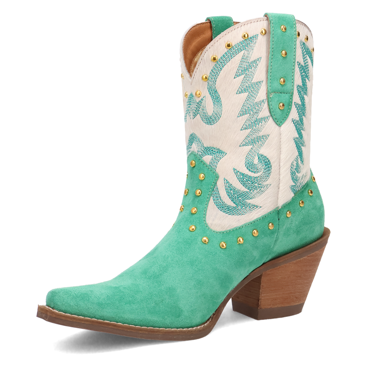 Rodeo Queen Green Suede Leather Boot (DS)