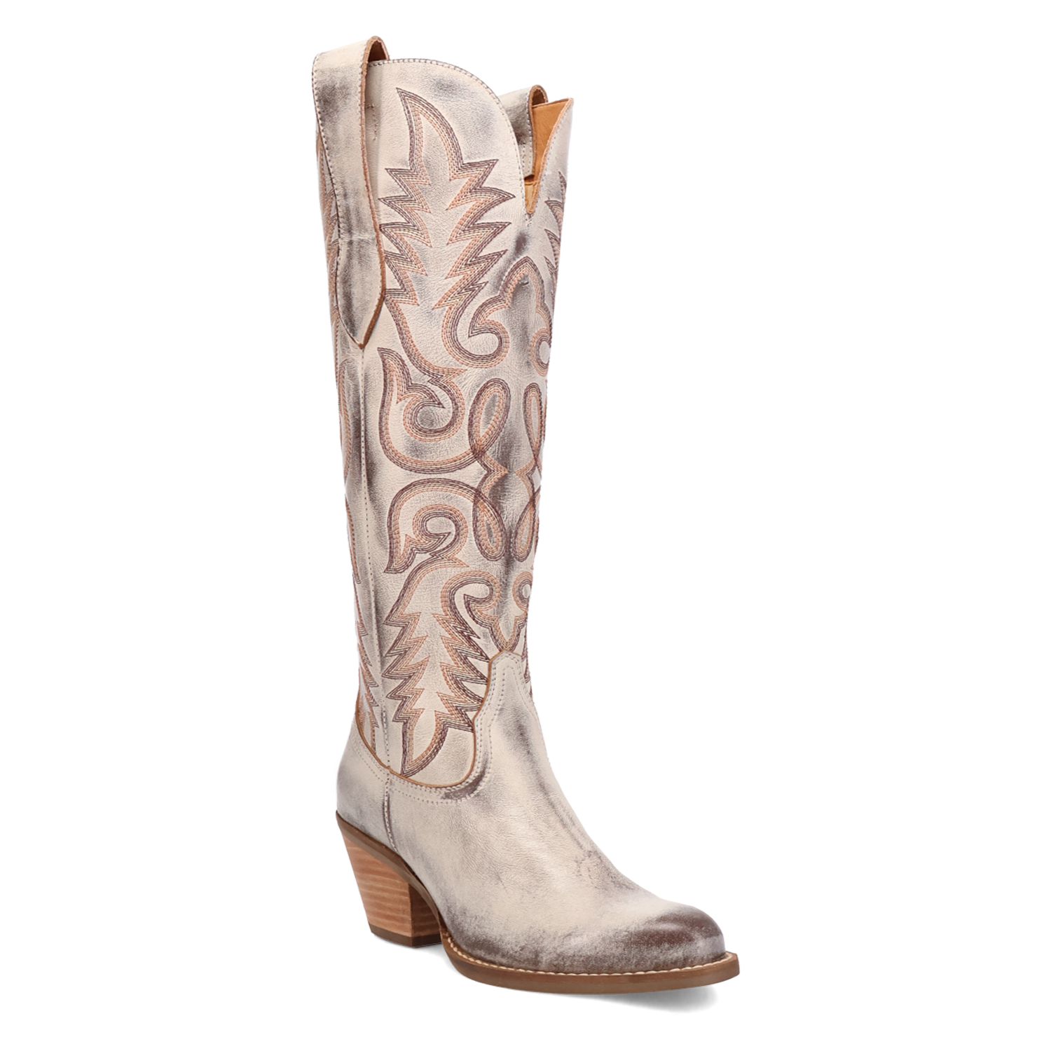 Faded Love Brown Metallic Leather Boot (DS)