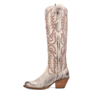 Faded Love Brown Metallic Leather Boot (DS)