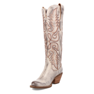 Faded Love Brown Metallic Leather Boot (DS)