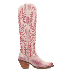 Faded Love Red Metallic Leather Boot (DS)