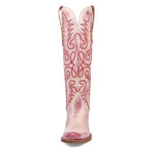 Faded Love Red Metallic Leather Boot (DS)