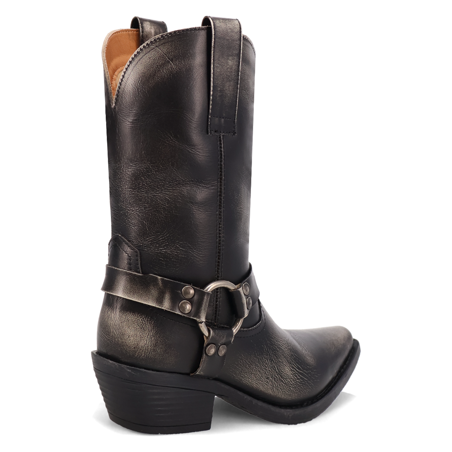 Ride A Way Black Leather Boot (DS)