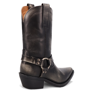 Ride A Way Black Leather Boot (DS)