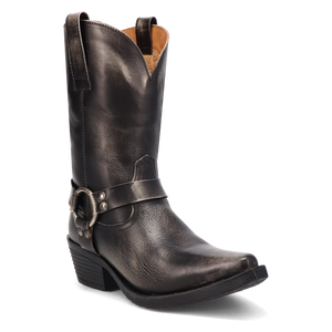 Ride A Way Black Leather Boot (DS)