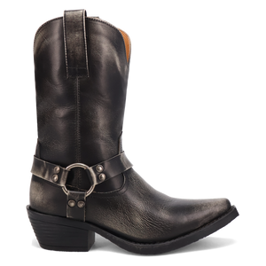 Ride A Way Black Leather Boot (DS)