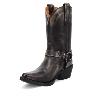 Ride A Way Black Leather Boot (DS)