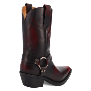 Ride A Way Wine Leather Boot (DS)