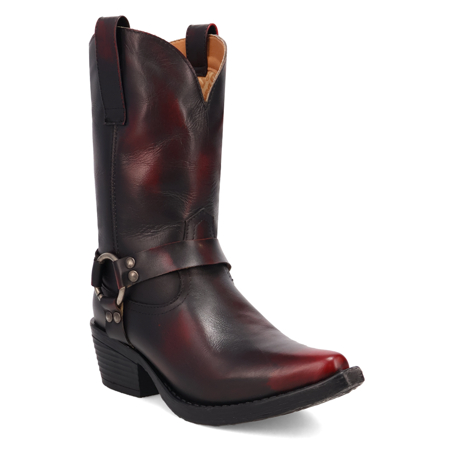 Ride A Way Wine Leather Boot (DS)