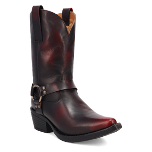 Ride A Way Wine Leather Boot (DS)