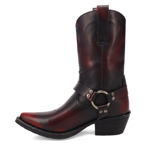 Ride A Way Wine Leather Boot (DS)