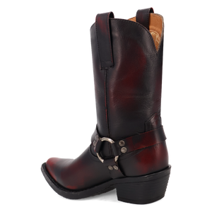 Ride A Way Wine Leather Boot (DS)