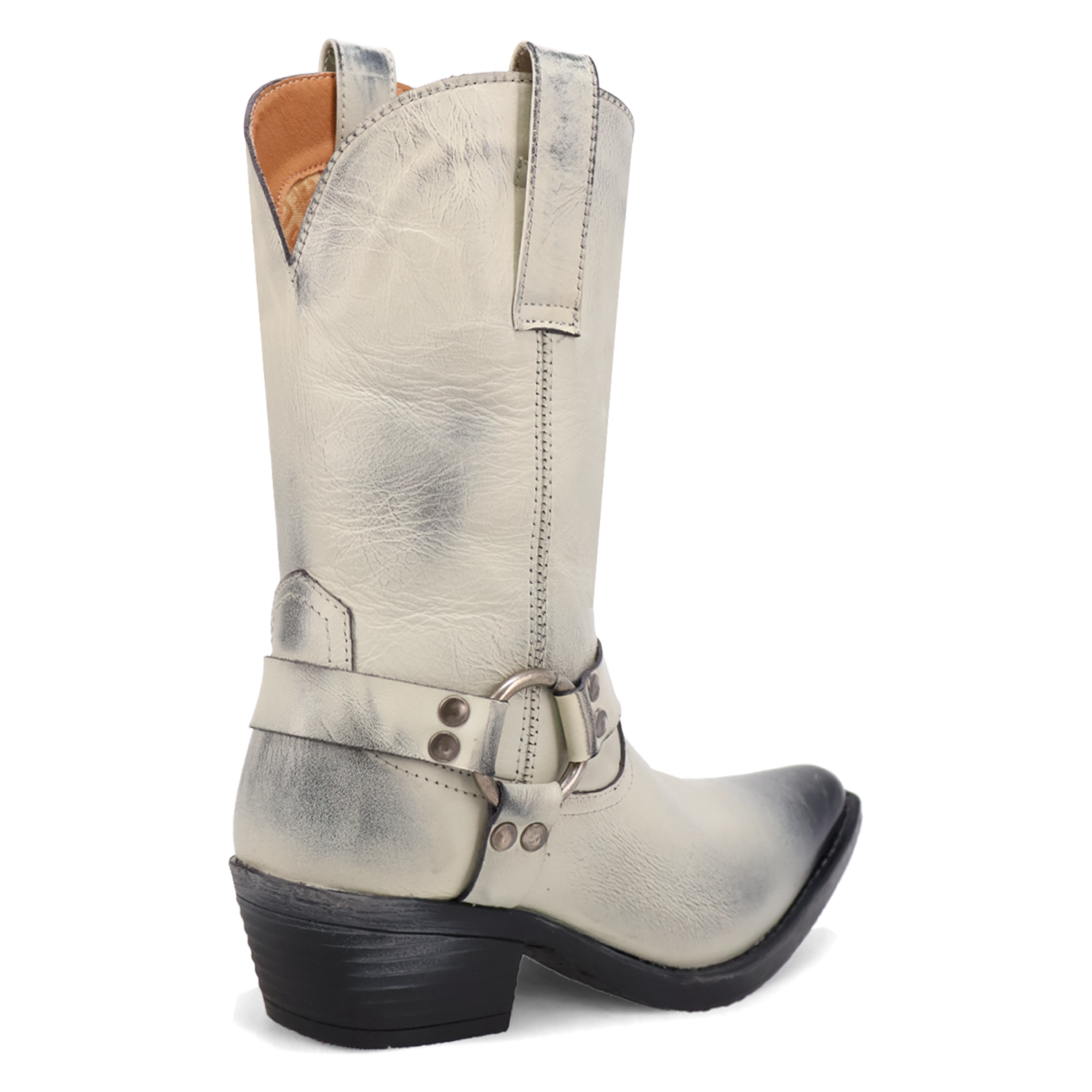 Ride A Way White Leather Boot (DS)