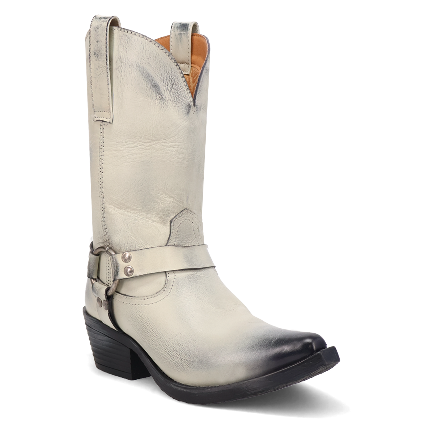 Ride A Way White Leather Boot (DS)