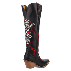 King Of Clubs Black Leather Boot (DS)