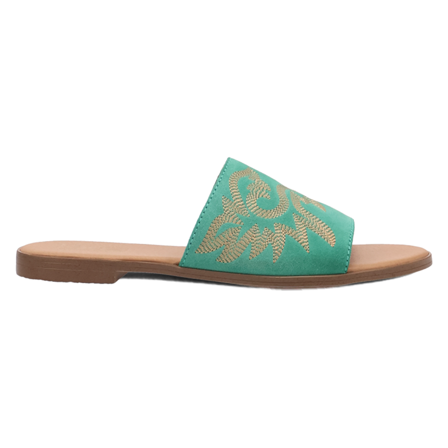 Lasso Green Suede Leather Sandal (DS)