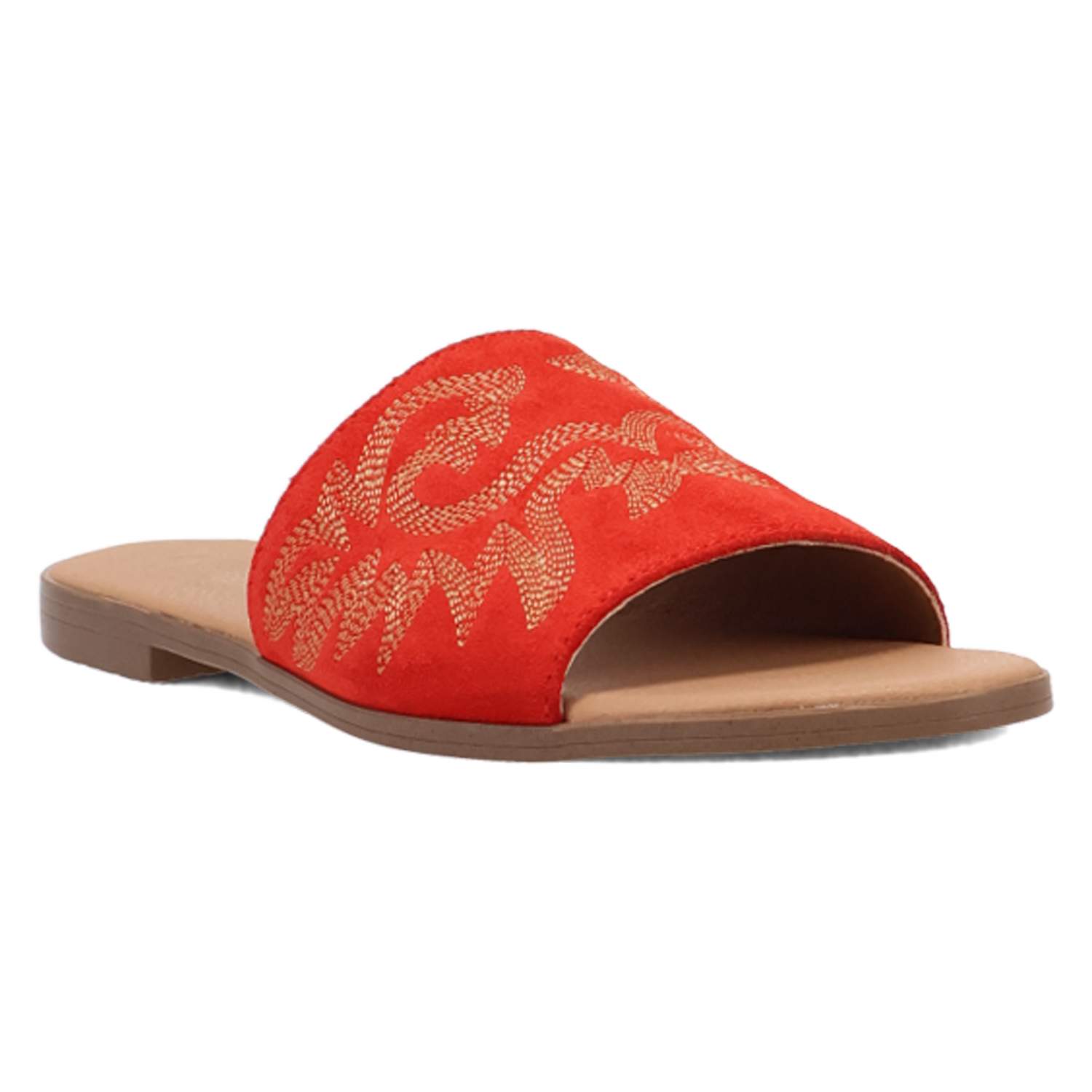 Lasso Red Suede Leather Sandal (DS)