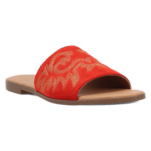 Lasso Red Suede Leather Sandal (DS)