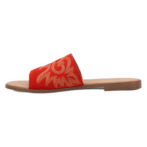 Lasso Red Suede Leather Sandal (DS)