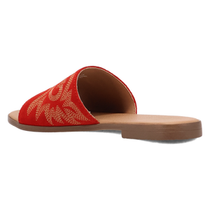 Lasso Red Suede Leather Sandal (DS)