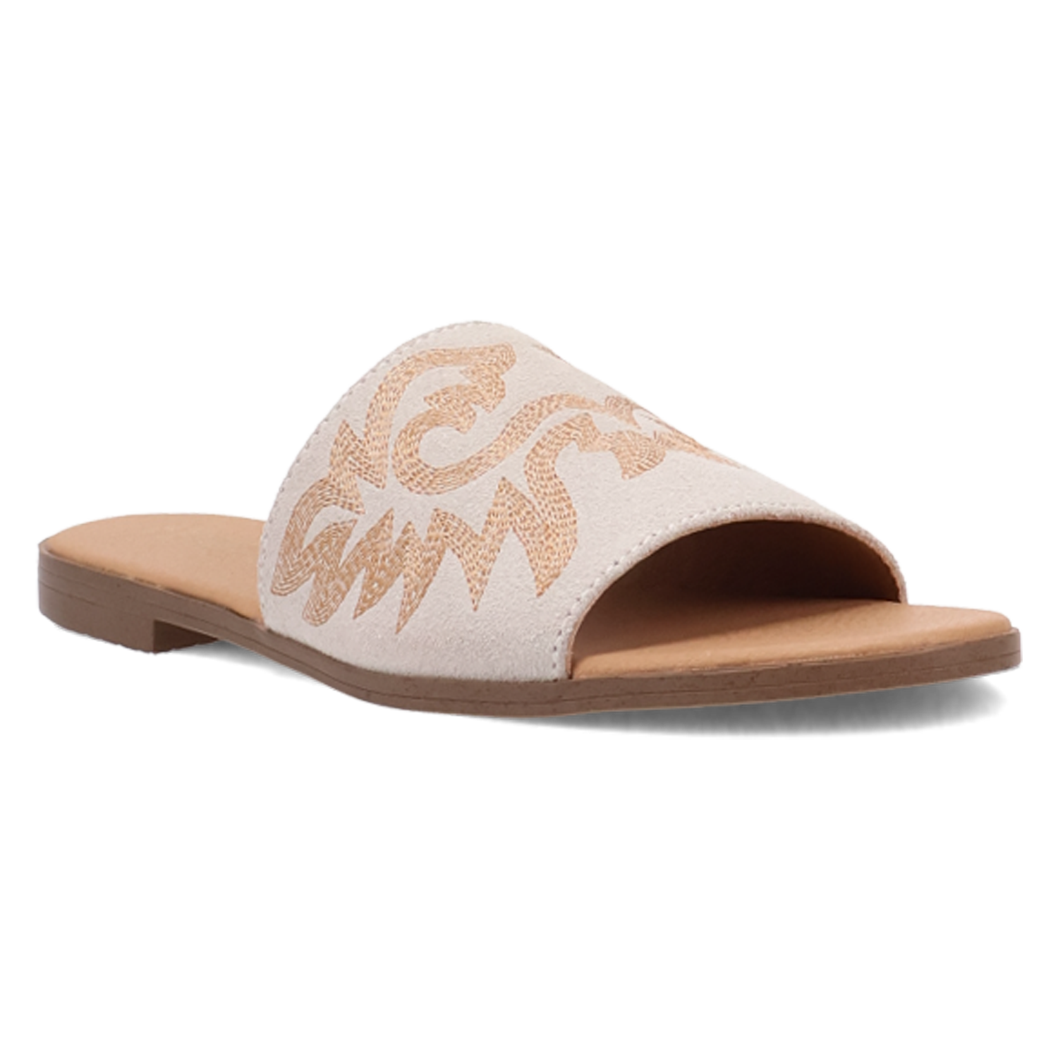 Lasso White Suede Leather Sandal (DS)