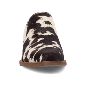 Calico Cow Fur Mule (DS) DP