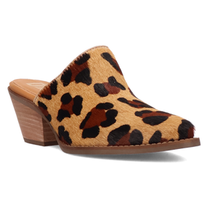 Calico Leopard Fur Mule (DS) DP