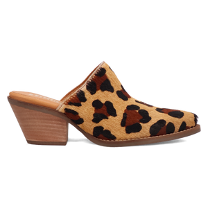 Calico Leopard Fur Mule (DS) DP