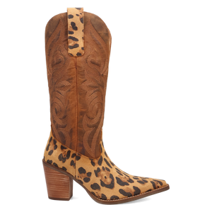 Hensley Leopard Leather Boot (DS) DP