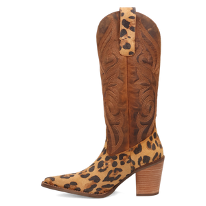 Hensley Leopard Leather Boot (DS) DP