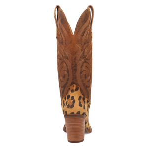 Hensley Leopard Leather Boot (DS) DP