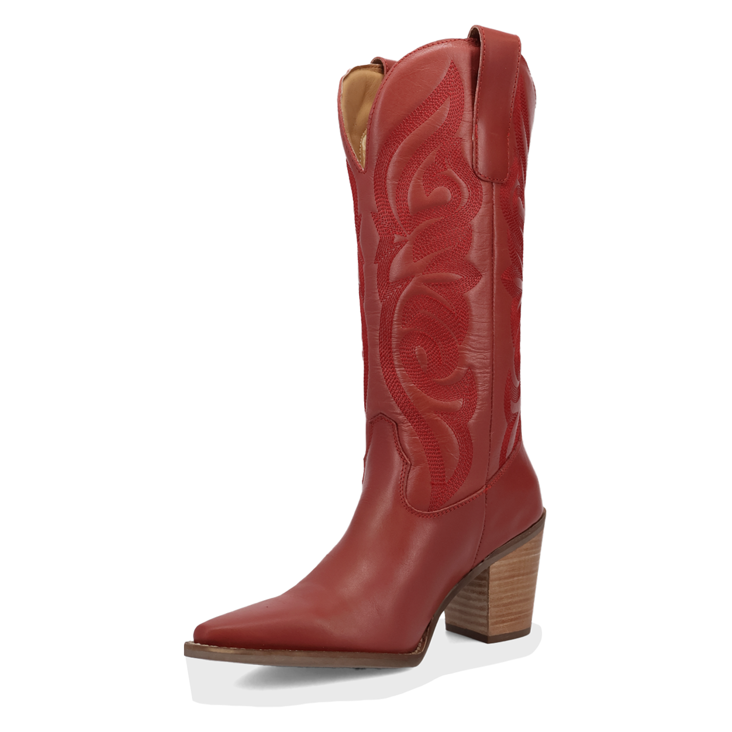 Hensley Red Leather Boot (DS) DP ~ PREORDER 9/24