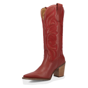 Hensley Red Leather Boot (DS) DP