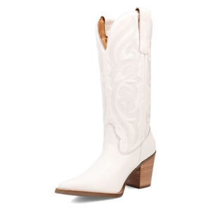 Hensley White Leather Boot (DS) DP